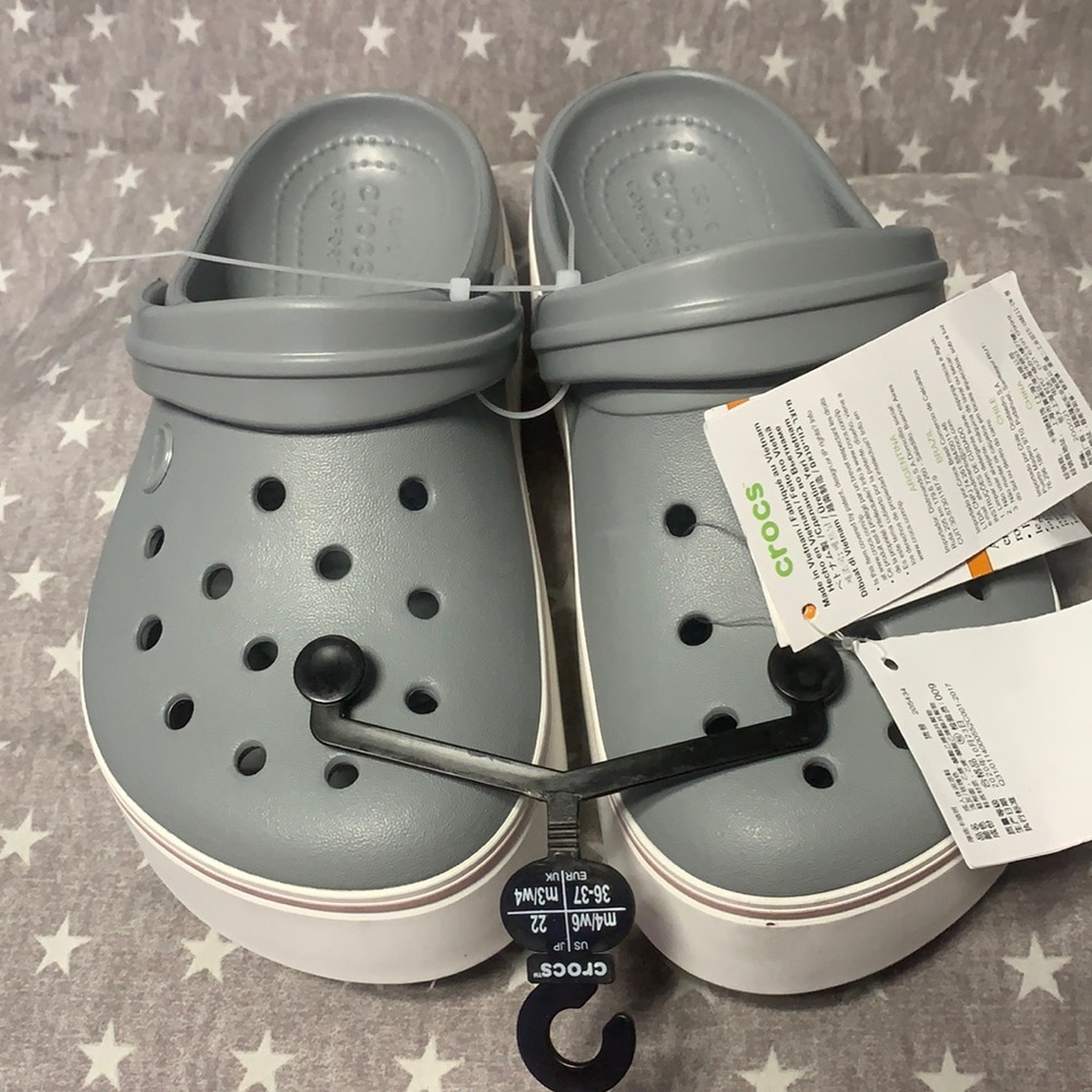 COPY - Grey “Tall” Crocs
